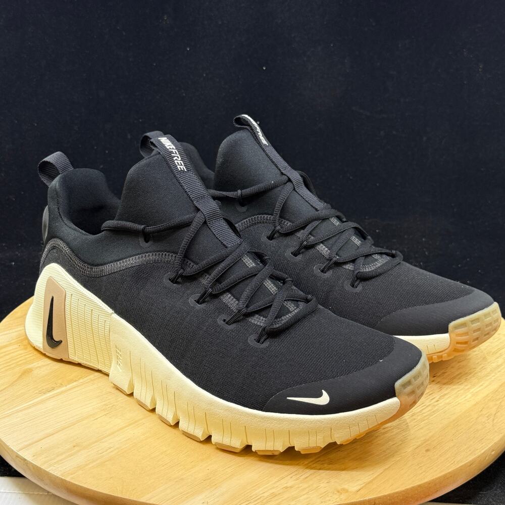 Nike Free Metcon 6 Mens Sz 11.5 Black Coconut Milk Training Shoes FJ7127 010 NEW - Picture 6 of 9